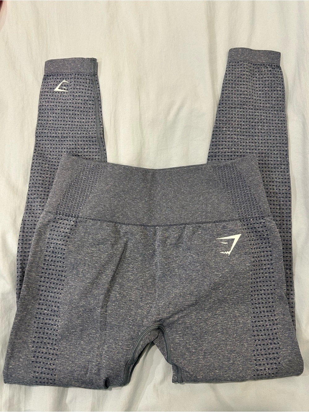 Gymshark woman Charcoal blue grey Seamless Leggings